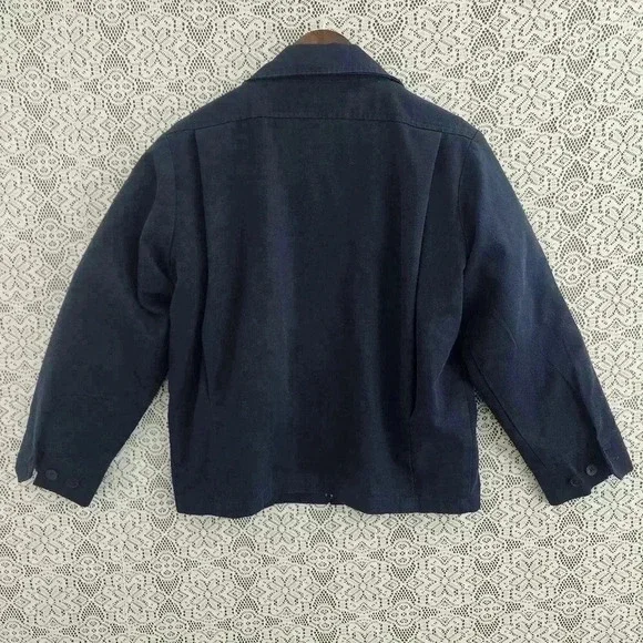 Vintage Postal Approved *USA *Full Zip Quilted Lined Work Jacket Women's XL - Picture 2 of 14